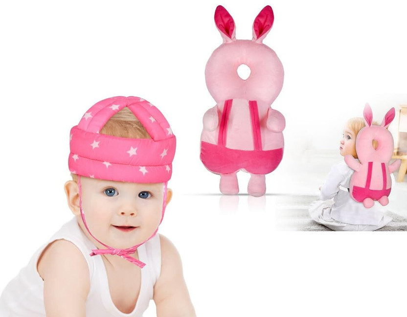 Dagdiya Baby Head Protector Cushion Toddler Backpack, Baby Safety Products for Baby(Pink)