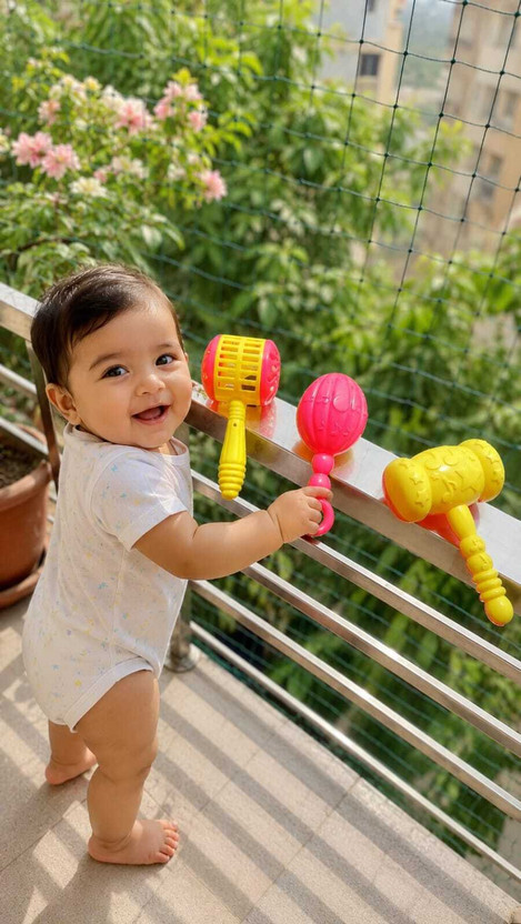 ektawings Jhunjhuna Toys 3 Rattle(Multicolor)
