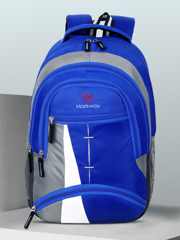 markway School /College /Office/Casual Waterproof School Bag 35 L Backpack(Blue)