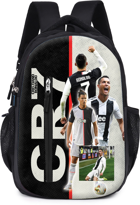 First LIKELY CR7 Casual Backpack Daypack Unisex College and School Bag 28 L Laptop Backpack(Black)