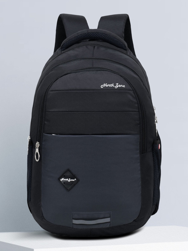 NorthZone Stylish and Trending / School for Girls/Boys/Men/Women With Rain Cover 30 L Laptop Backpack(Black)