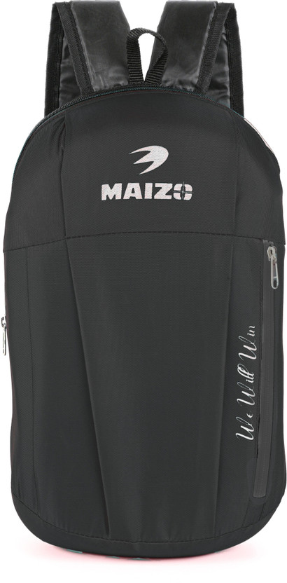 MAIZO Small / Gym Bag / Sports Bag/ School Bag 10 L Backpack(Black)