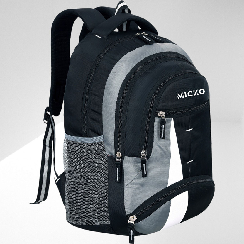 MICXO School Bag Travel Bag Backpack Kids Bag For School College & Office 30 L Laptop Backpack(Black)