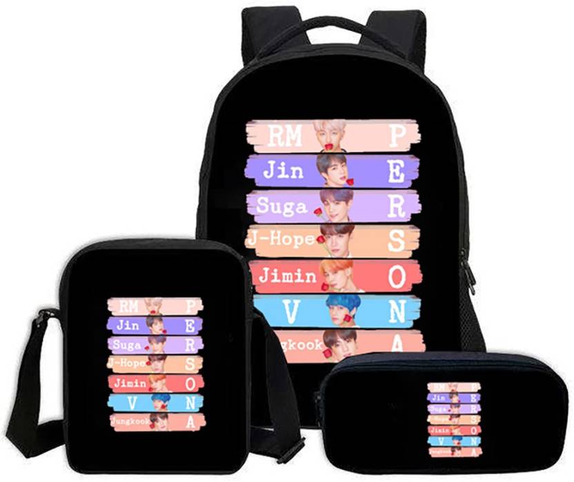 PALAY BTS Bags for Girls School Backpack Kpop BTS Bangtan Boys