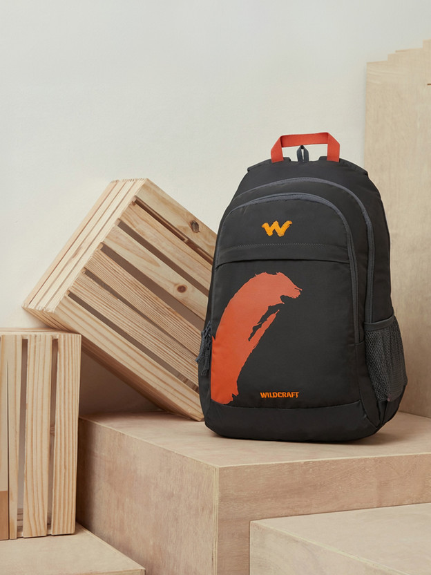 Wildcraft Seek 30 L Laptop Backpack(Orange, Grey)