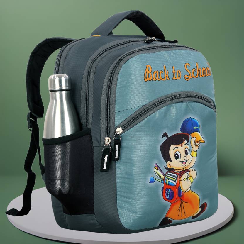 Nema Unisex Junior Kids School Bag Backpacks Cartoon/Boy/Girl/Baby/ (3-9  Years) 21 L Backpack Grey - Price in India 