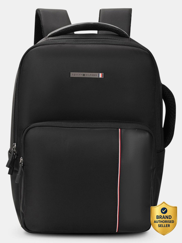 TOMMY HILFIGER ATNA 17.22 L Laptop Backpack(Black)
