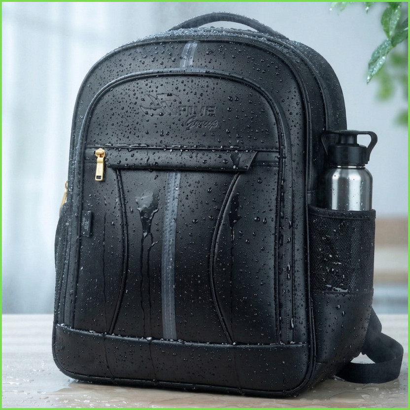 Flipkart B S Global Vegan Leather Bag for Men & Women Backpack for Laptop and Travel Accessories 30 L Backpack(Black) - Flipkart Deal