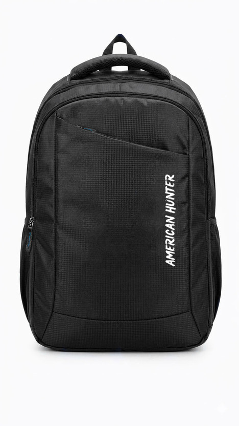American Hunter Stylish polyester bag for men 35 L Laptop Backpack(Black)