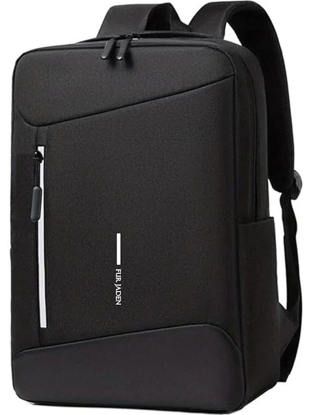 FUR JADEN Anti Theft Number Lock 15.6 Inch Bag for Men Women 25 L Laptop Backpack(Black)