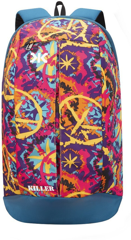 KILLER Flower Small Outdoor Mini Backpack 11L Daypack 11 L Backpack(Multicolor)
