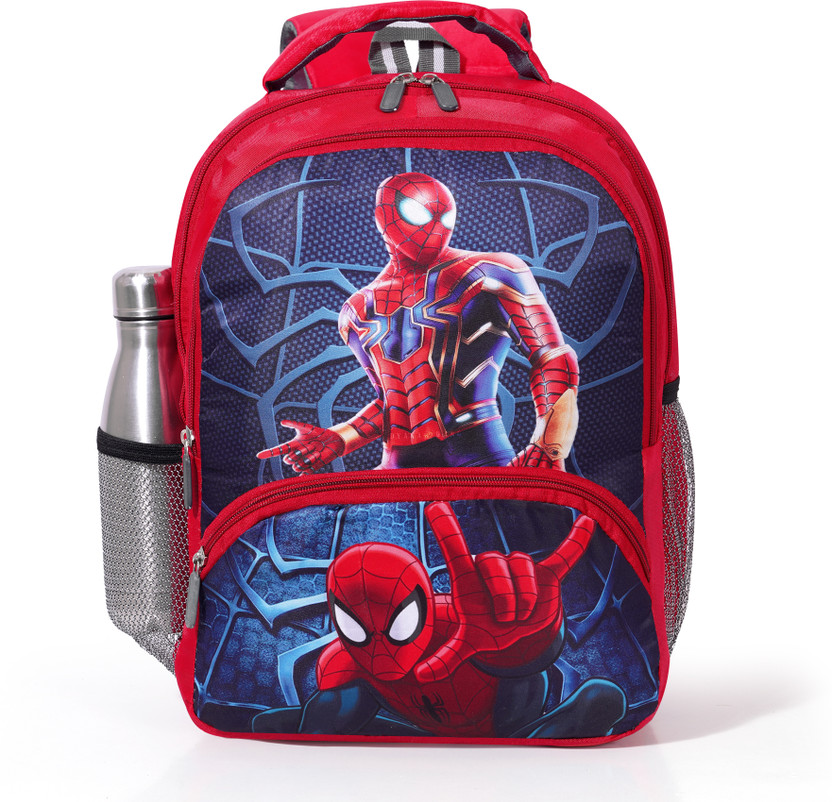 Akram garments Stylish Kids Cartoon School Bags for Baby Girls/Boys Waterproof School Bag(Red, Blue, 22 L)