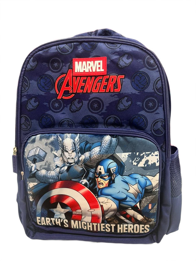striders Marvel Avengers 14 Inch School Bag Kids Backpack for Nursery & Primary 14 L Backpack(Multicolor)