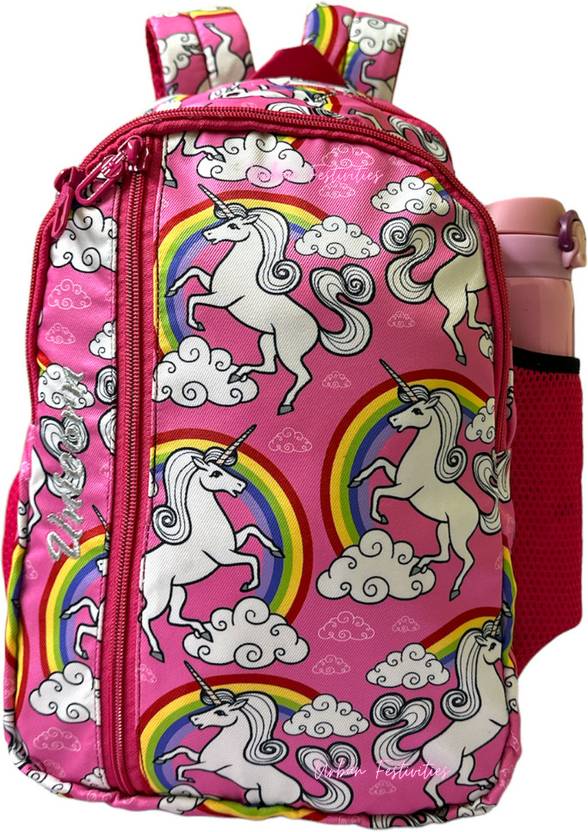Urban Festivities Unicorn Bag for Kids Uni School Bag for Nursery/LKG