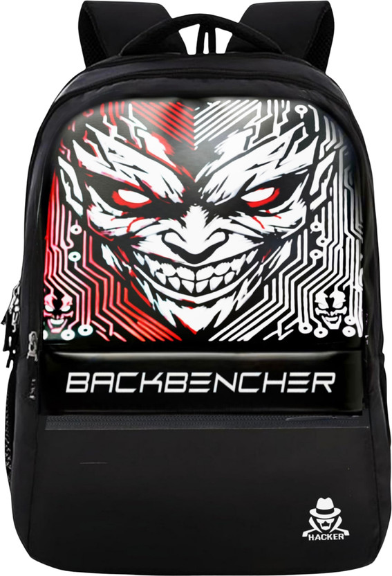 Goldfinch Stylish Monster Backbencher printed bag Office, Travel & College_M 50 L Laptop Backpack(Black)