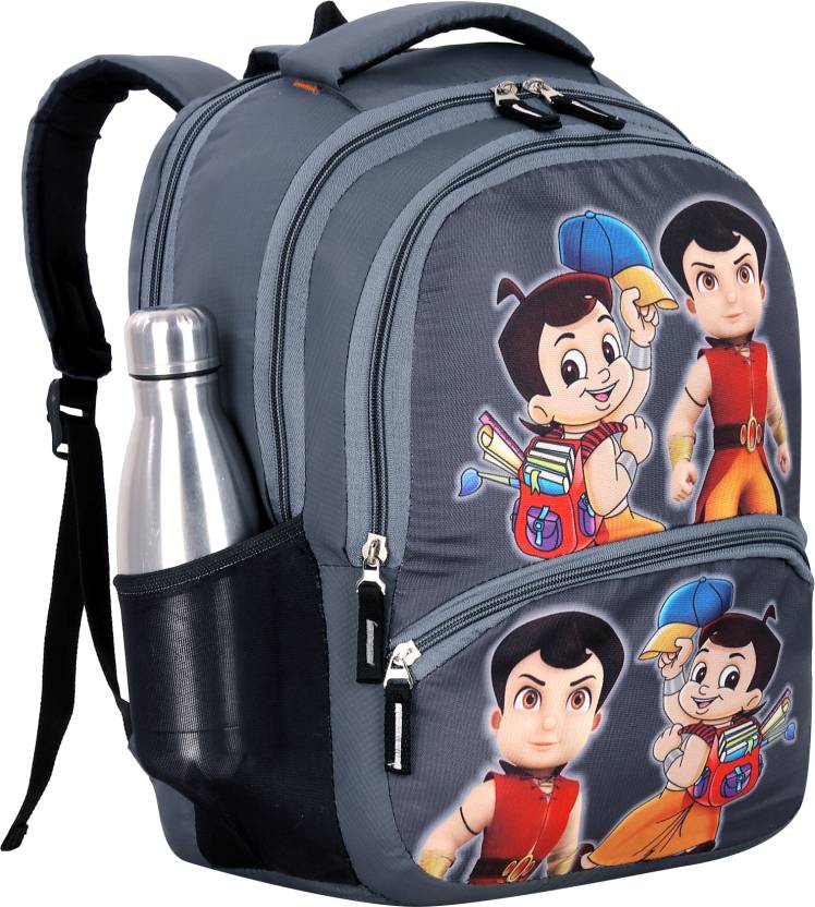Nema Kids Stylish Junior School Bag Backpacks Cartoon/Boy/Girl/Baby/ (3-9  Years) 21 L Backpack Grey - Price in India 