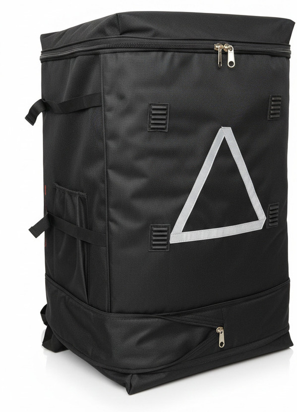 Vpm Collection Nylon Courier Delivery Bag for Bike Logistics E-Commerce Parcel Delivery Bag 91 L Backpack(Black)