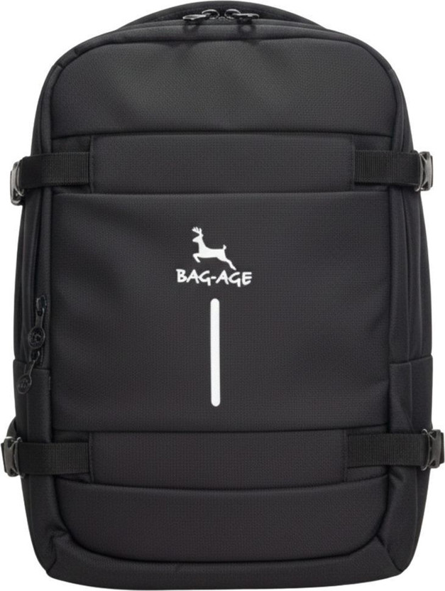 BAG-AGE 9204 Laptop Backpack for Men & Women | Office, College & Weekender Backpack 40 L Laptop Backpack(Black)