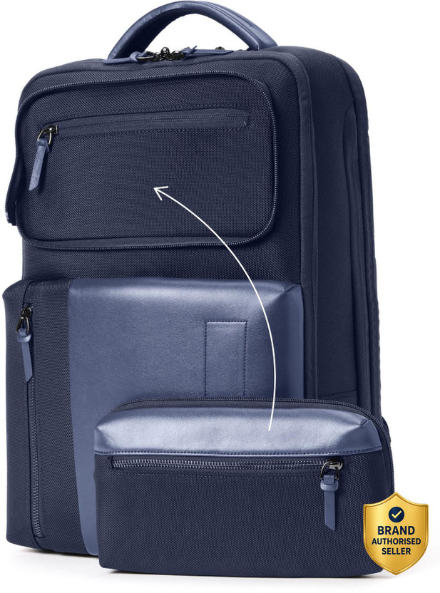 Mokobara Mokobara The Overnighter Backpack 2.0 23 L Laptop Backpack(Blue) - Flipkart Deal