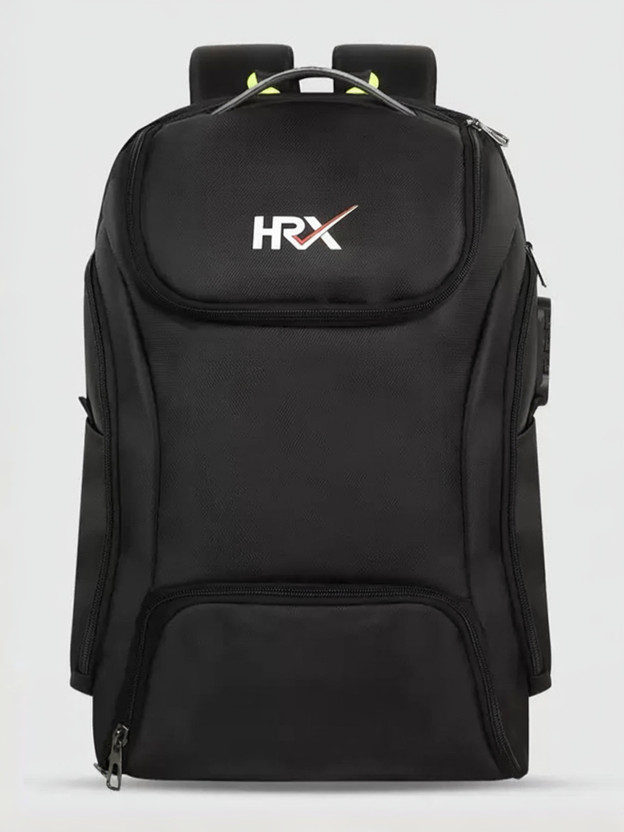 HRX by Hrithik Roshan Pro Next Ultra Bange Panther Anti-Theft Unisex bag with Shoe compartment 40 L Laptop Backpack(Black)