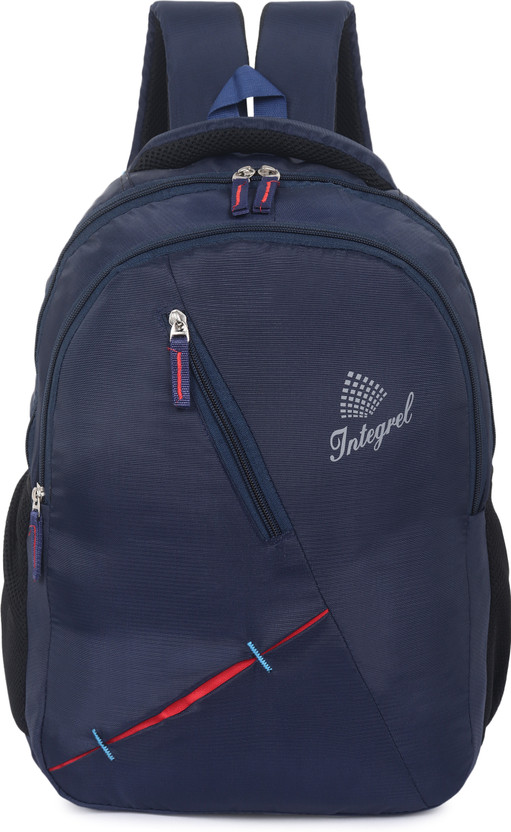 INTEGREL School bags for Boys and GirlsIICoaching BagIISchool BackpackII Sec. 8th Plus 35 L Laptop Backpack(Blue)