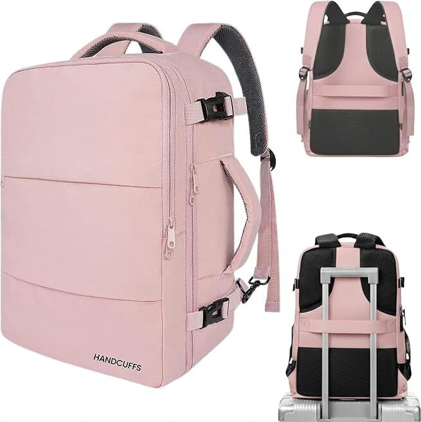 Netizen Travel Backpack for Men- Women Water Resistant Cabin Bag with Laptop compartment 8 L Laptop Backpack(Pink)