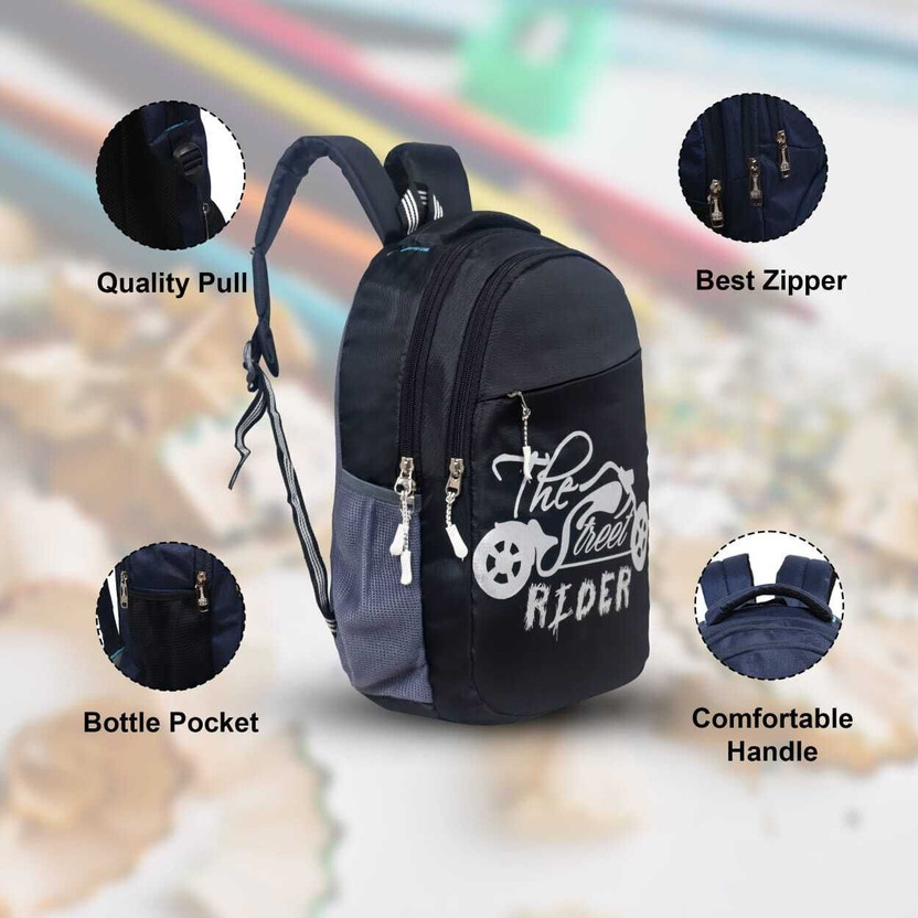 obh Medium Backpack High Quality Casual Unisex, School Backpack 20 L Trolley Backpack(Black)