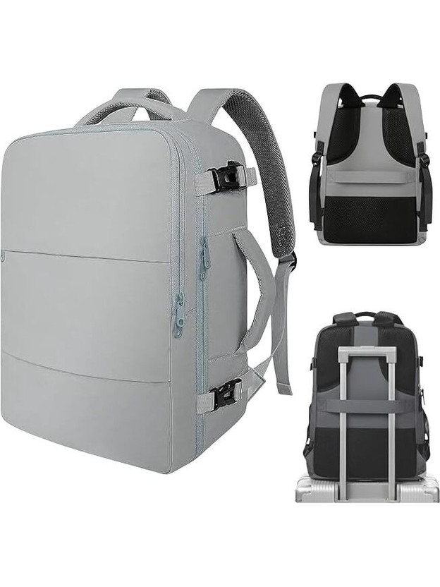 Netizen Travel Backpack for Men- Women Water Resistant Cabin Bag with Laptop compartment 8 L Laptop Backpack(Grey)