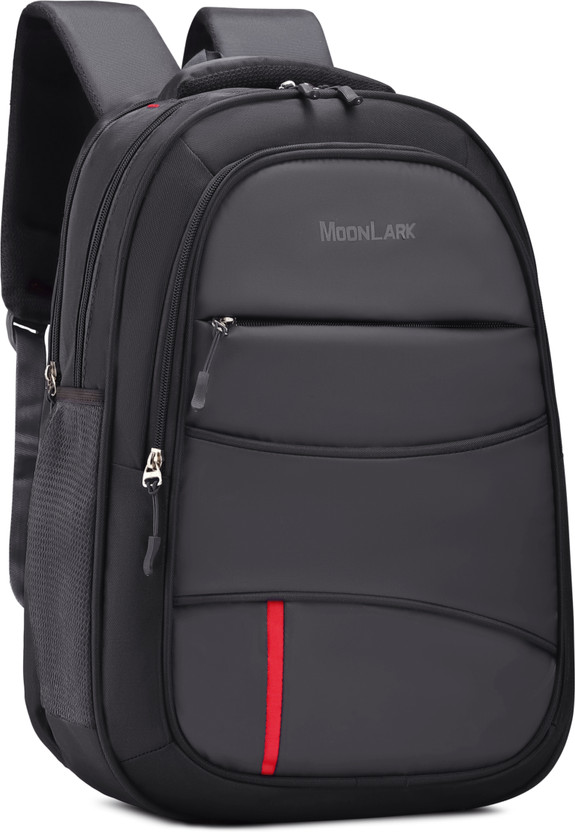 MOONLARK Modern Classic Collage Bag with Rain Cover & Smart Storage Design 35 L Laptop Backpack(Grey)