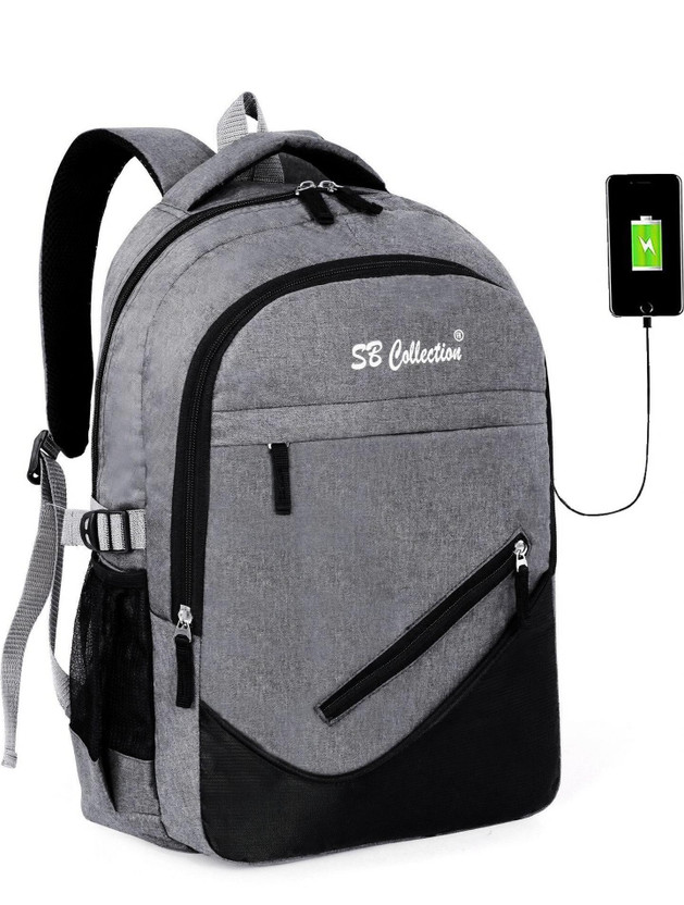 SBCOLLECTION SBCOLLECTION Backpack/School Bag/College Bag Office Casual Bag Waterproof School Bag 35 L Backpack(Grey) - Flipkart Deal