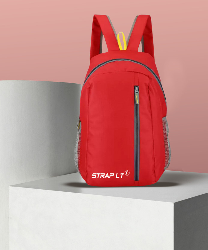 Straplt SCHOOL/COLLEGE/OFFICE SMART BACKPACK TRAVEL BUSINESS OFFICE BAG 20 L Backpack(Red)