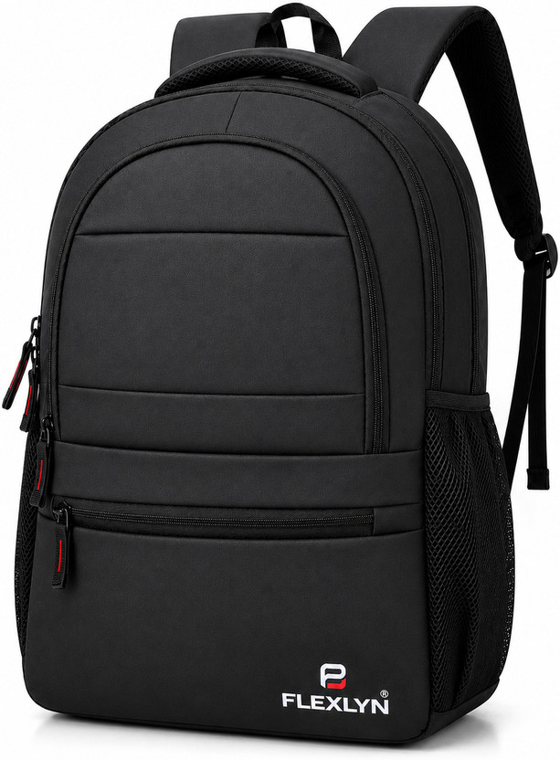 flexlyn flexlyn Backpack for Men | College Bag | Office Travel Backpack | Waterproof Black Bag Waterproof School Bag(Black, 36 L) - Flipkart Deal