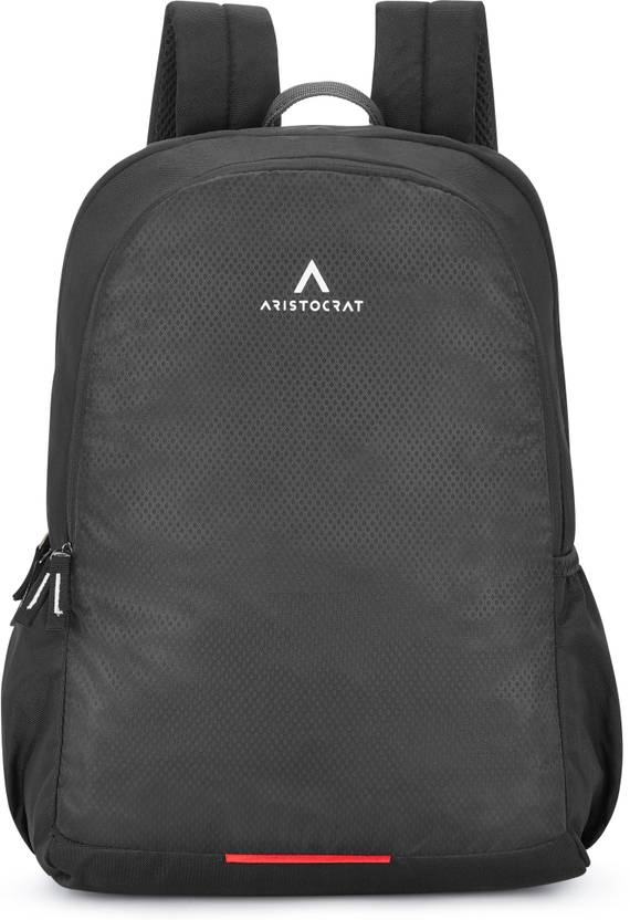 ARISTOCRAT Polyester 26L Marco Laptop Backpack (H) Black For Men
