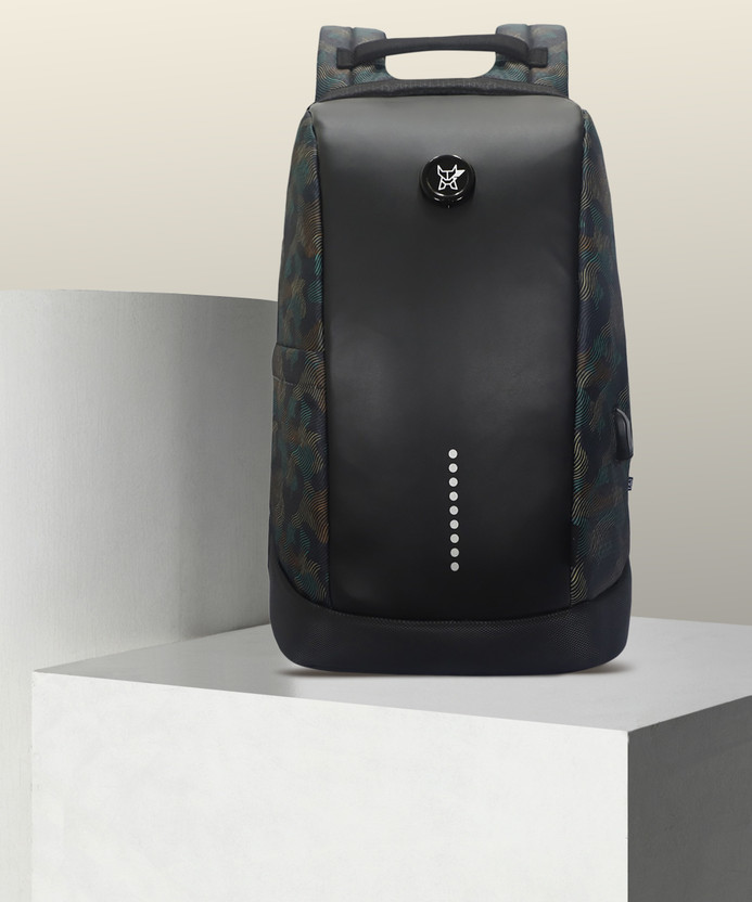 Arctic Fox Slope Anti-Theft Camo Black 23 L Laptop Backpack(Black)