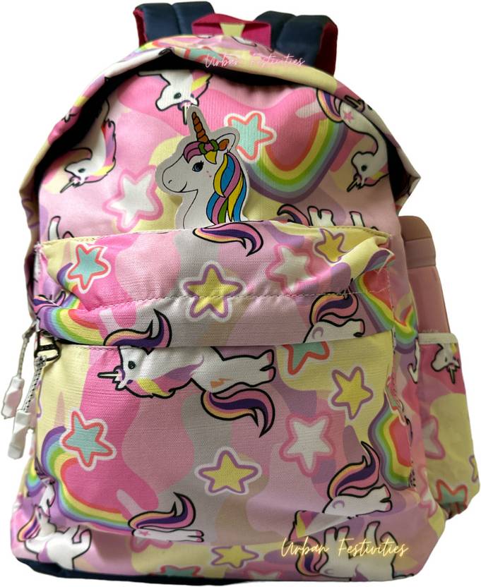 Urban Festivities Unicorn Bag for Girls School Bag Nursery/LKG/UKG Prep