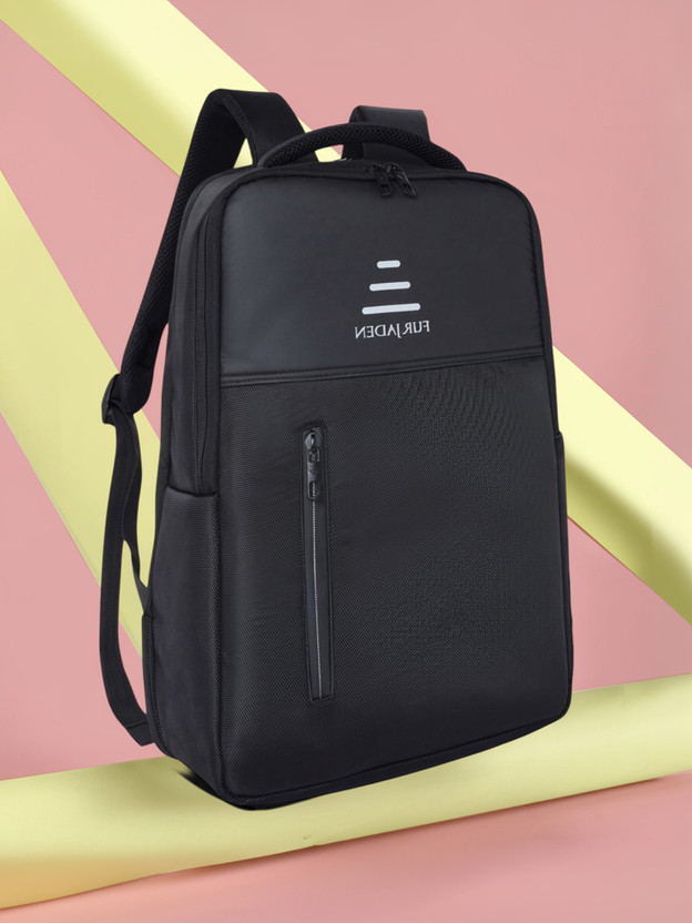 FUR JADEN Anti-Theft 15.6 Inch For Travel Work Casual Use for Men Women 20 L Laptop Backpack(Black)