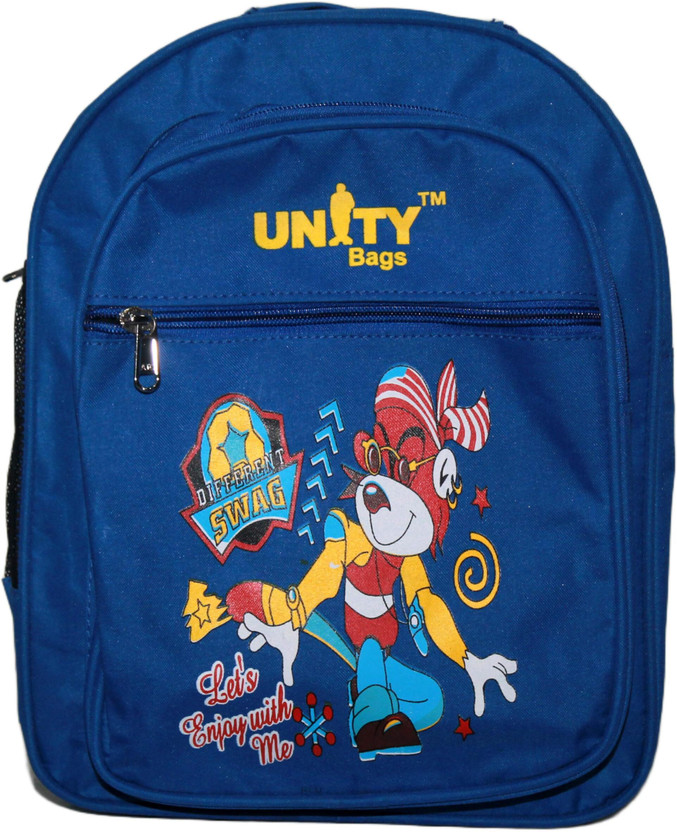 Unity Bags Cartoon Printed Waterproof Kids' School Backpack for Nursery & Pre-Primary Class 22 L Backpack(Blue)