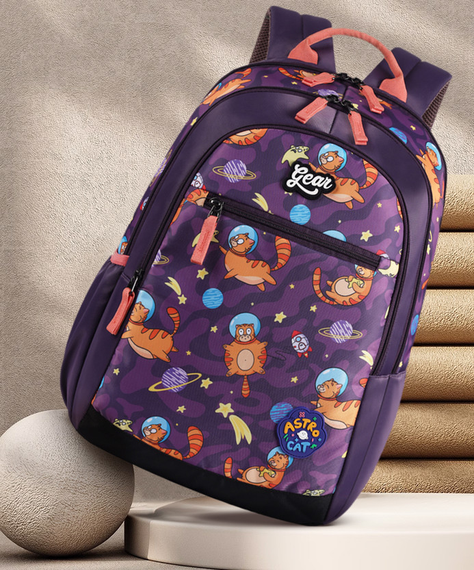 Gear Astro Cat 17" 23 L Backpack(Purple)