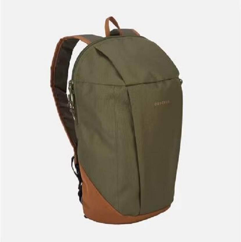 KRISSDIL QUECHUA Boys School Backpack for Primary Kids (Ages 4–9) Plain School Bag 10L Capacity 10 L Backpack(Green)