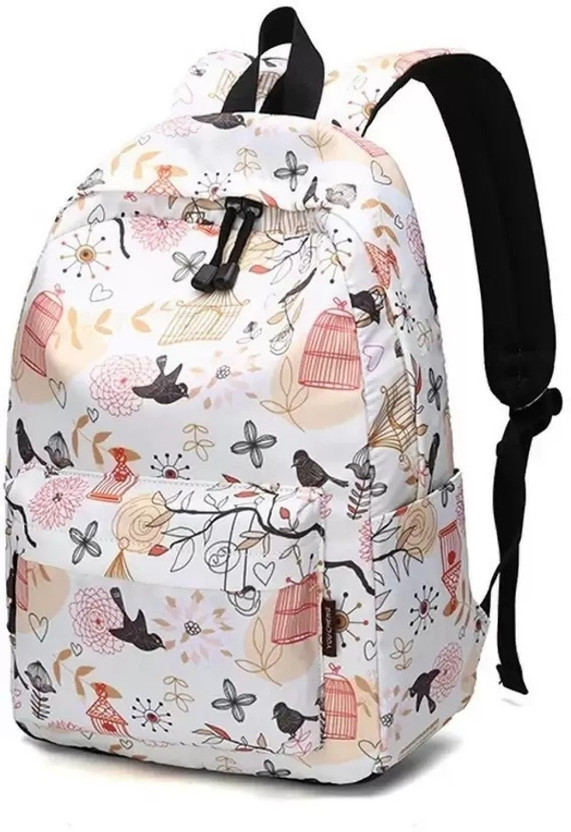 Alina New Design Stylish Girls Bag School Bag 25 L Backpack(Multicolor)
