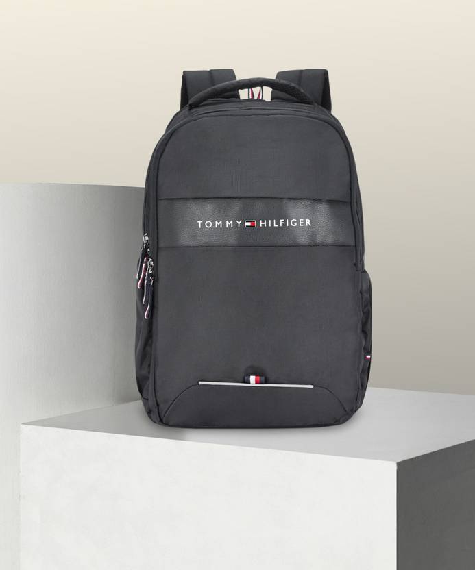 TOMMY HILFIGER Joshua 30 L Laptop Backpack Black Price in India