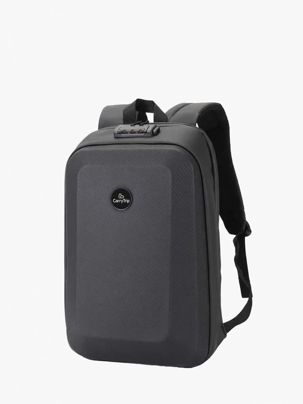 CarryTrip CarryTrip Hard Shell Anti-Theft Laptop Backpack with Password Lock - Water-Resistant 17 L Laptop Backpack(Black) - Flipkart Deal