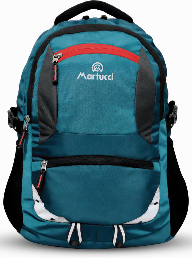 Martucci School Bags for Boys and Girls/Coaching Bag/Tuition Bag (Secondary 6th Std Plus) Waterproof School Bag(Dark Green, 35 L)