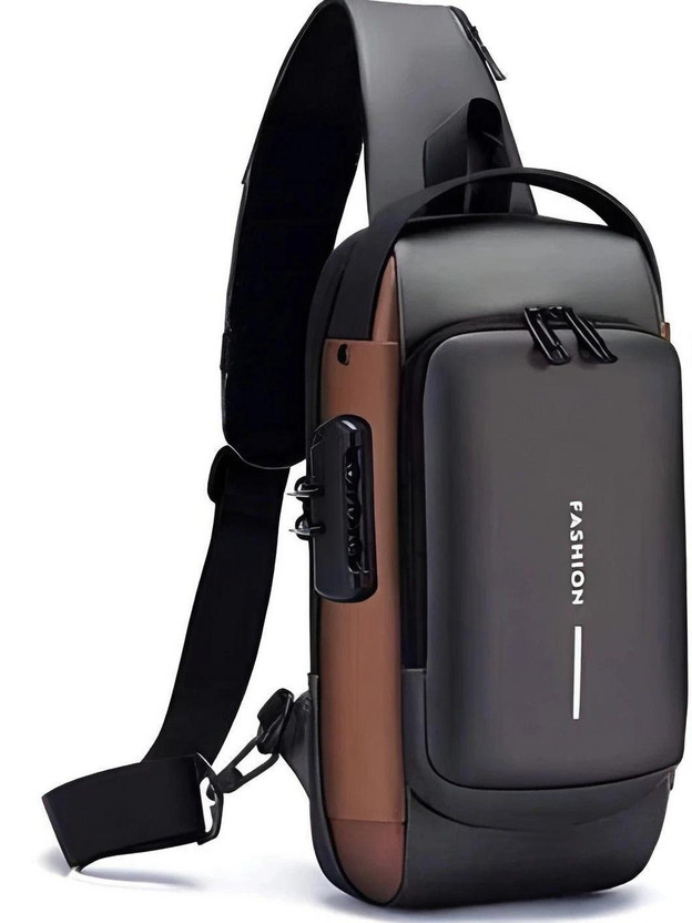 Bellveen New Sling Bag Anti-Theft USB Crossbody Backpack Waterproof Chest Shoulder Bag 0 L Backpack(Multicolor)