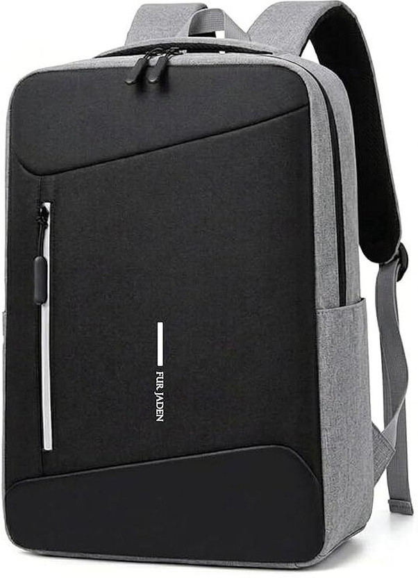 FUR JADEN Anti Theft Number Lock 15.6 Inch Bag for Men Women 25 L Laptop Backpack(Grey)