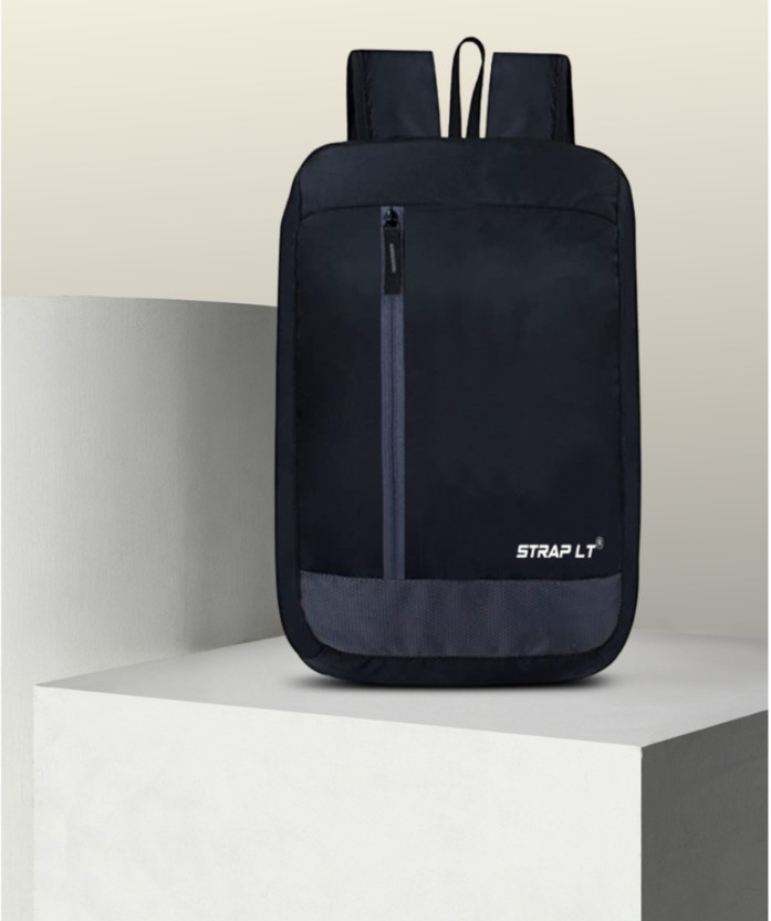 Straplt KO NEWBLKQCHUABGA875_17 10 L Backpack(Black)