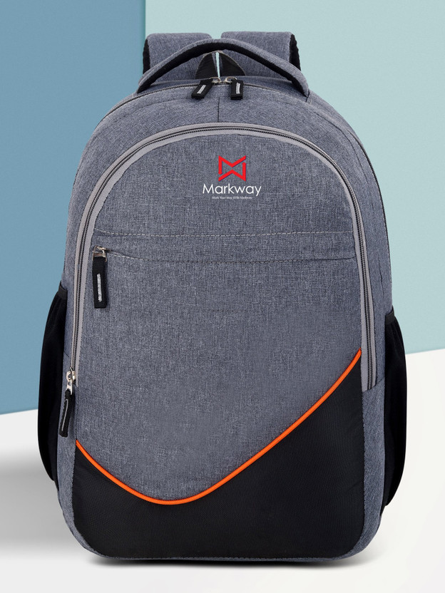 markway Laptop Water Resistant () Waterproof School Bag 35 L Backpack(Grey)