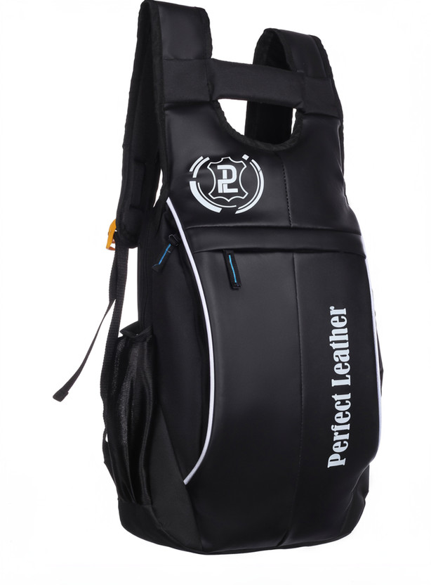 perfect leather Large 25 L unisex Spacy and reflective strip Special price 25 L Laptop Backpack(Black)