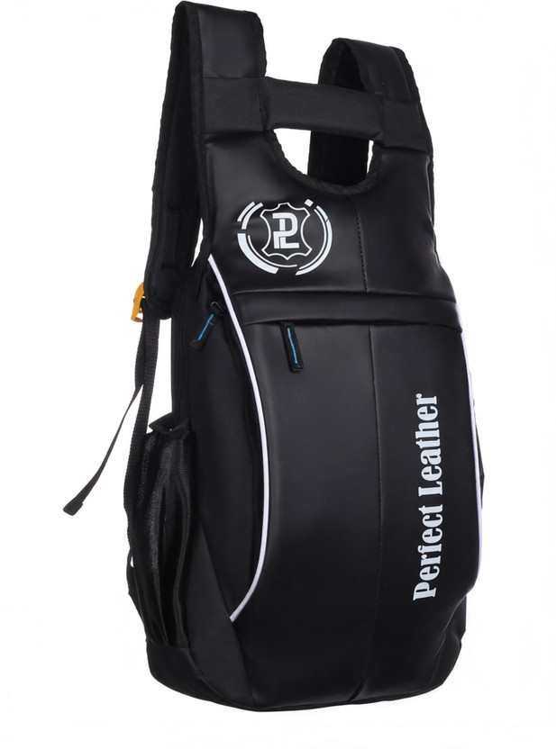 perfect leather Large 25 L unisex Spacy and reflective strip Special price 25 L Laptop Backpack(Black)
