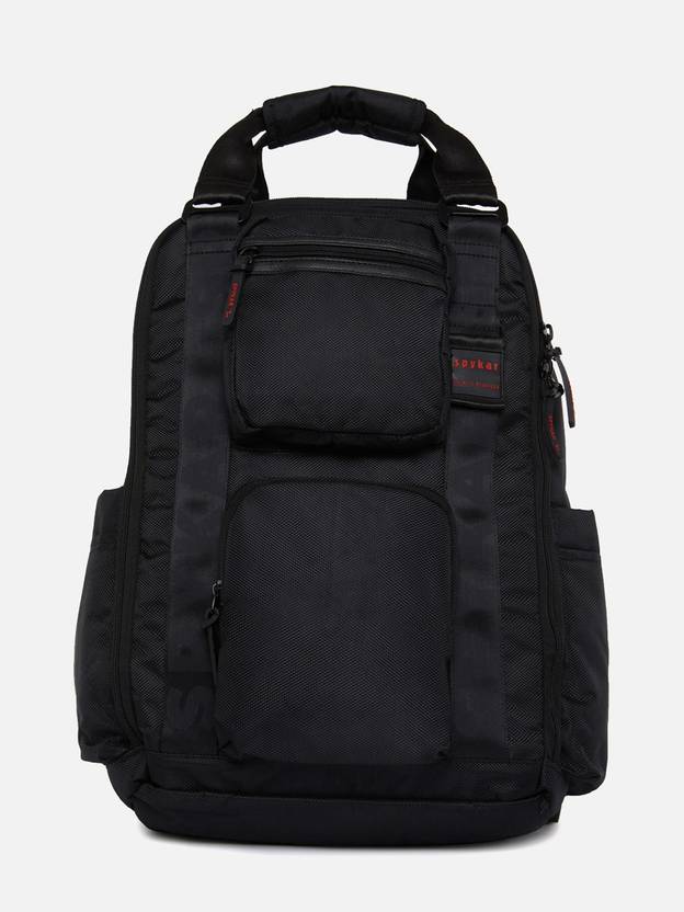 Spykar UABGAS012Black 20 L Backpack Black Price in India
